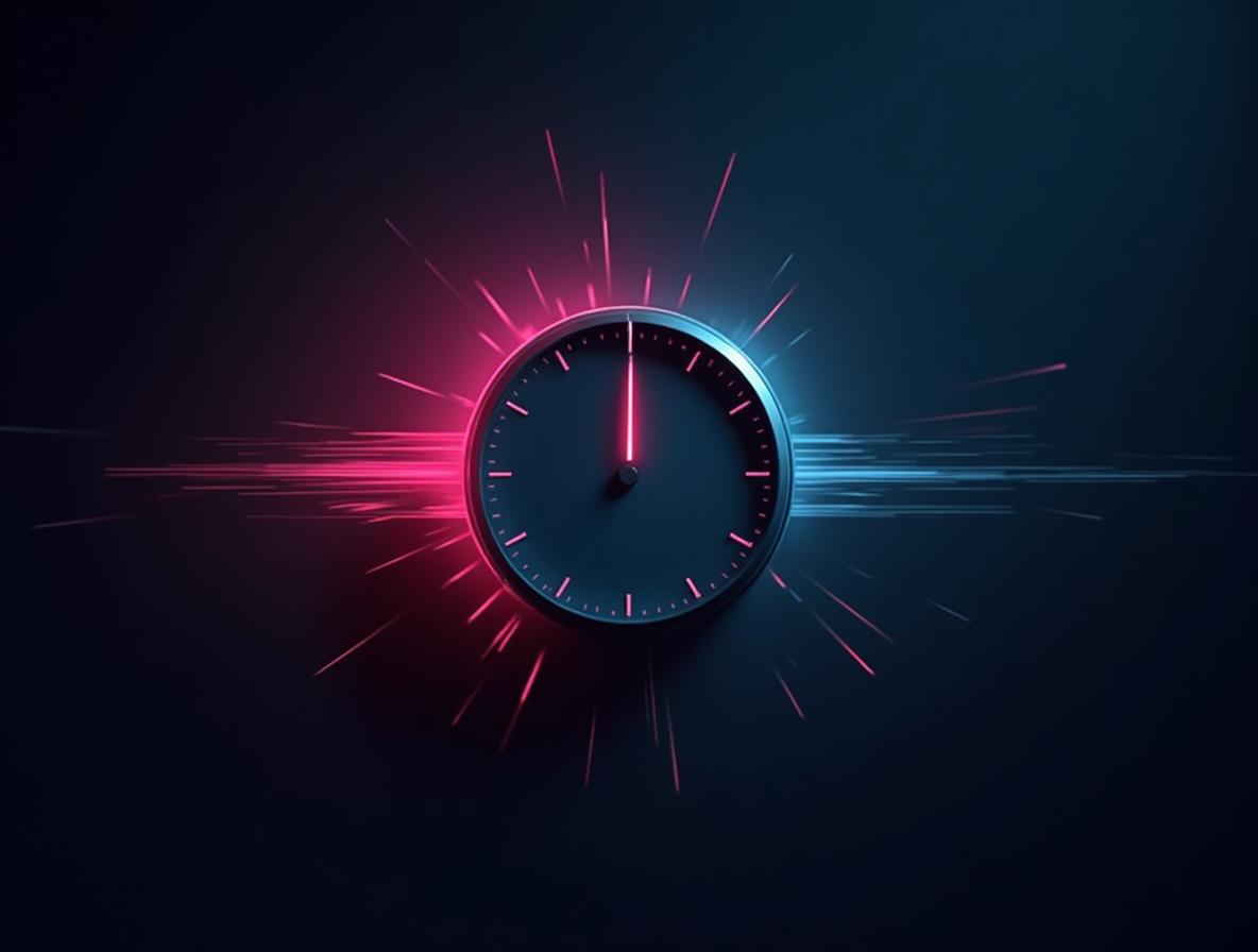 Time progression concept showing sustained energy timeline