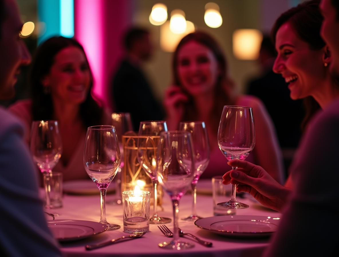 Social gathering with alcohol alternatives for sober-curious lifestyle