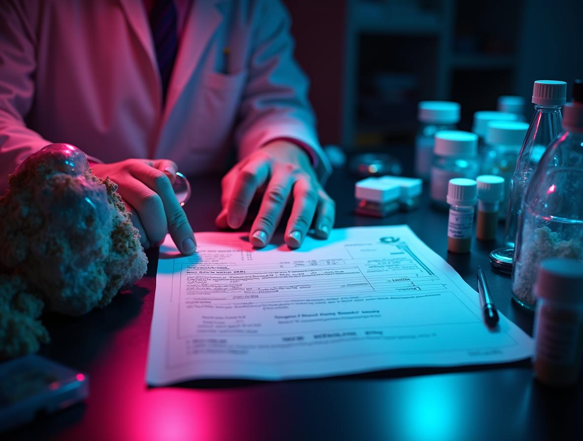 Third-party lab testing certificate of analysis for kratom products showing quality verification