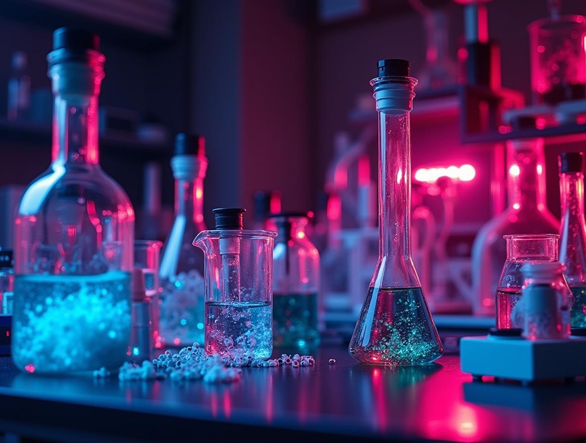 Modern laboratory with scientific equipment representing kratom research and alkaloid studies