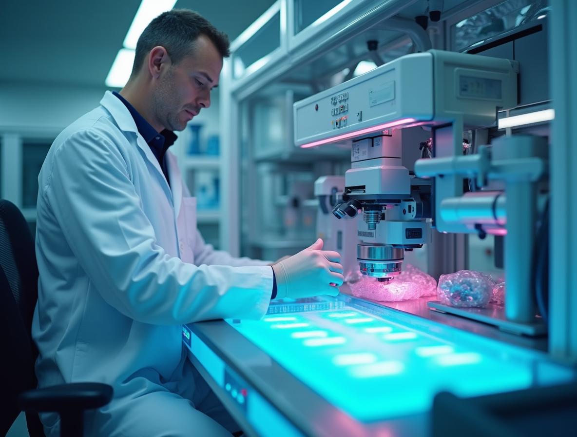 Quality testing laboratory representing third-party kratom testing and quality control