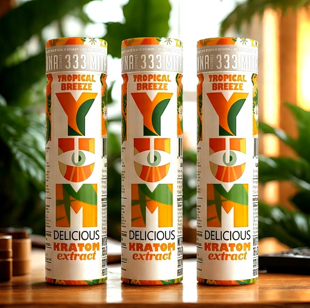 YUM Tropical Breeze Triple Pack for sustained creative focus