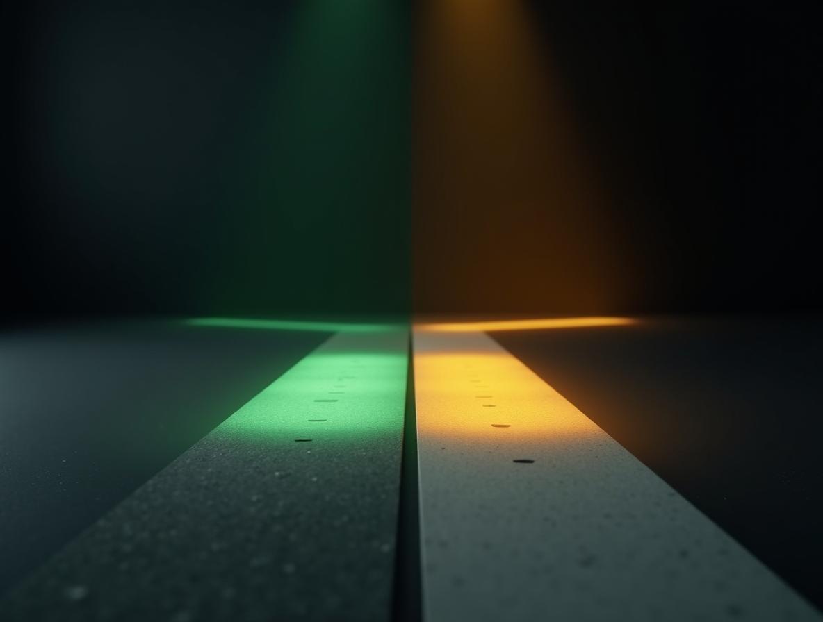 Two diverging paths representing different assessment outcomes