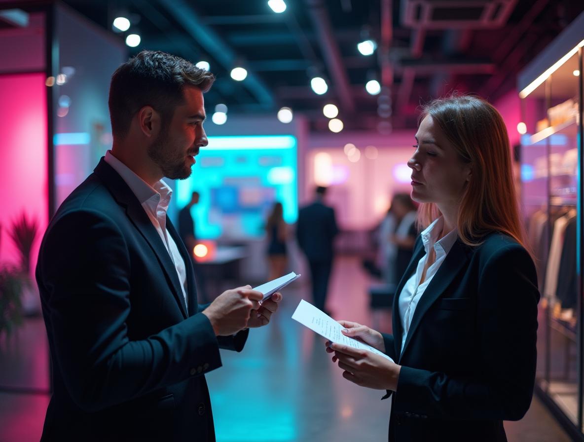 Retail professional training and education session